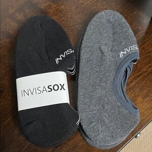 Women's No-Show Socks - Black and Gray